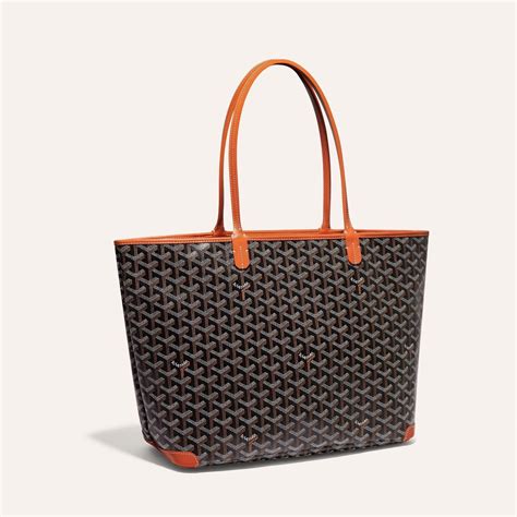 goyard tote black brown|maison goyard tote bag price.